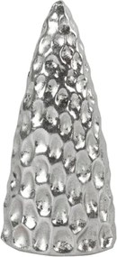 Dekoracja świąteczna choinka SILVER LIGHTS 12 cm, srebrny