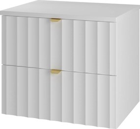 Szafka łazienkowa pod umywalkę nablatową Arcos 06, biały mat, 60 cm - zestaw 1