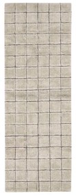 Beżowy wełniany chodnik tkany ręcznie 80x230 cm Mosaic Sandstone – Lorena Canals
