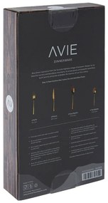 Sztućce ze stali nierdzewnej w kolorze złota zestaw 16 szt. Avie – Premier Housewares