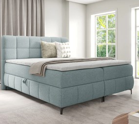 Błękitne łóżko kontynentalne 5 rozmiarów W7-T94