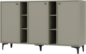 Komoda TORINO - Zielony / Wysokość 94 cm / 158 cm / Bez szuflad