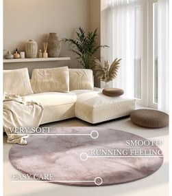 Szaroróżowy okrągły dywan ø 200 cm Leon – Villeroy&amp;Boch