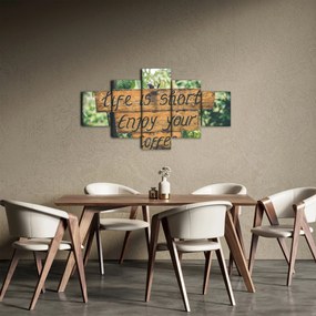 Obraz z wiadomością (125x70 cm)