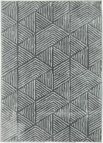 HOMCOM Dywan do salonu w nowoczesnym stylu, zmywalny dywan 150 x 80 cm Ciemnoszary