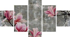 Obraz z kwiatami (125x70 cm)