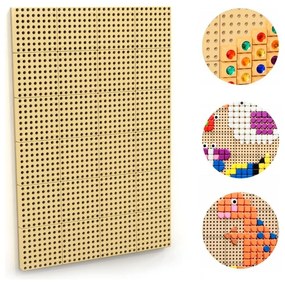 Masterkidz panel ścienny tablica naukowa kreatywna stem  + panel monatażowy 120x80cm