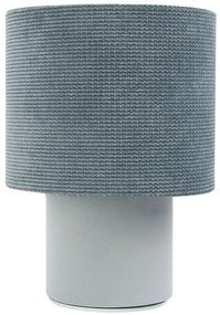 Niebieska abażurowa lampka nocna tuba - A339 L6-W39