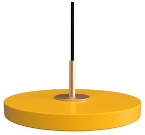 Lampa wisząca LED w kolorze ochry z metalowym kloszem ø 15 cm Asteria Micro – UMAGE