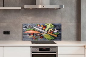 Panel nad Blat Kuchenny Przygotowanie Warzywnego Posiłku