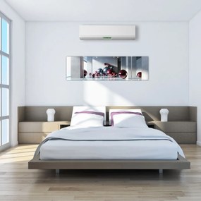 Obraz - 3D przestrzeń z kulami II. (170x50 cm)