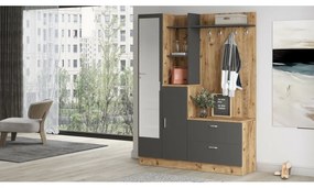 Zestaw do przedpokoju Dana Atlanitc Pine and Anthracite