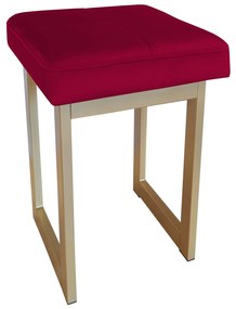 TABORET SOLID 60cm STOŁEK LOFT podstawa złota MG31