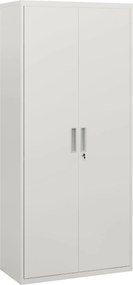 Szafka na dokumenty HOMCOM, biurowa, 5 półek, metal, 80 szer. x 40 gł. x 180 wys. cm, Biała