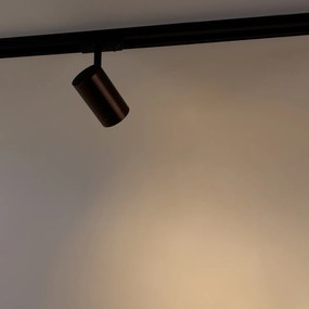 Nowoczesny reflektor szynowy jednofazowy ciemny brąz - Jeana