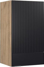 Szafka ścienna czarne paski 40x34.1x72 fame-line