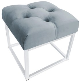 Pufa CHESTERFIELD LOFT ławka postawa biała BL06