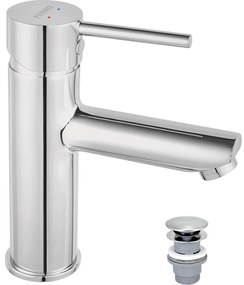 FERRO - Bateria umywalkowa + odpływ FIESTA chrom błyszczący