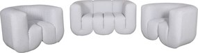 Designerska sofa z tkaniny szenilowej Nua N88-150