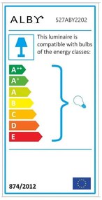 Biała lampa stołowa z metalowym kloszem (wysokość 55 cm) Sivani – Opviq lights