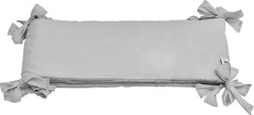 Bellamy Lniany szary ochraniacz do łóżeczka STONE GRAY