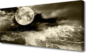 Zdjęcie na płótnie Blask Księżyca nad Doliną