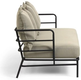 Beżowa sofa ogrodowa z metalową konstrukcją Kave Home Mareluz