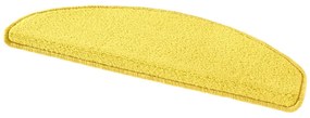 Zestaw 15 żółtych dywaników na schody Hanse Home Fancy, 23x65 cm