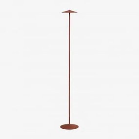 Bezprzewodowa Lampa Stojąca Led Do Użytku Zewnętrznego Z Żelaza Emilein Chocolate & Blk Frame - Sklum