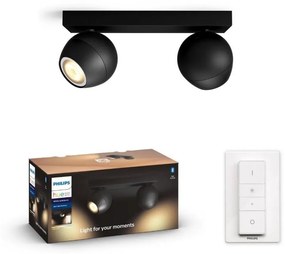 Philips 50472/30/P6 - LED Ściemnialne oświetlenie punktowe Hue BUCKRAM 2xGU10/5W/230V