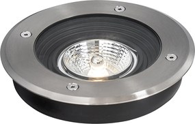 Zestaw 6 nowoczesnych zewnętrznych reflektorów ogrodowych stal AR70 regulowane IP65 - Delux