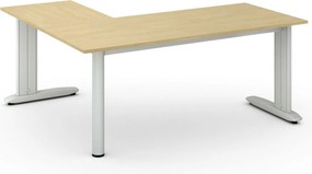Narożne biurko PRIMO FLEXIBLE, 180x160 cm, brzoza