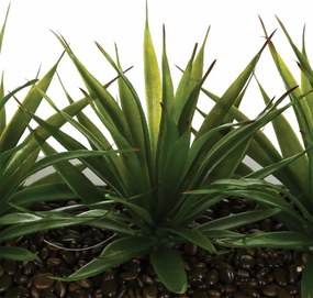 Sztuczne kwiaty w doniczce, aloes