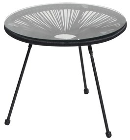 Stolik żyłkowy Arthur 48 cm grafitowy PATIO
