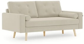 Beżowa 3-osobowa sofa MANDI