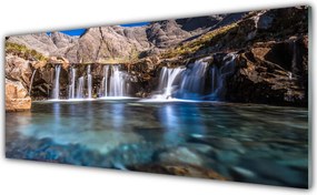 Panel Szklany do Kuchni Potężna Kaskada Wodna