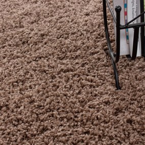 Dywan shaggy jednokolorowy cappuccino 120 cm x 170 cm