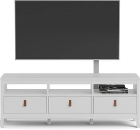 Szafka pod telewizor z szufladami Madrid biały mat