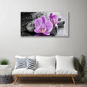 Obraz Szklany Storczyk Kwiaty Orchidea Spa