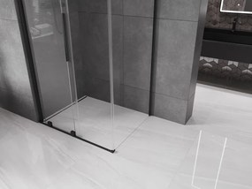 Mexen Velar kabina prysznicowa rozsuwana 130 x 90 cm, transparent, czarna - 871-130-090-01-70