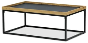 Stół konferencyjny z krawędzią i podstawąobwodową, 100 x 60 x 39 cm