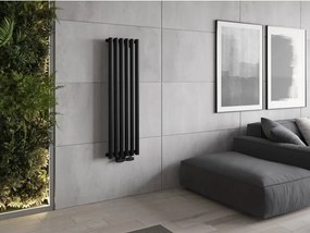 Mexen Nevada grzejnik dekoracyjny 1200 x 360 mm, 483 W, czarny - W201-1200-360-00-70