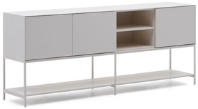 Biała niska komoda 195x80 cm Vedrana – Kave Home