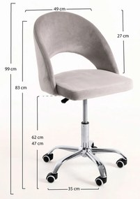 Silla Hole Terciopelo Office