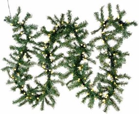 Świąteczna dekoracja - girlanda z oświetleniem,2,7m, 200 LED