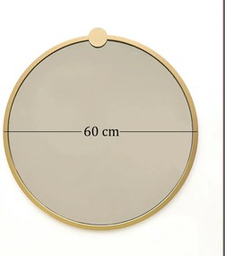 Lustro Gold Metal Ayna 60 cm