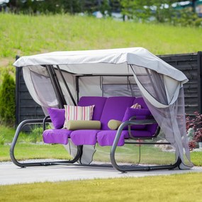Huśtawka ogrodowa z moskitierą Venezia Lux D042-28DW PATIO