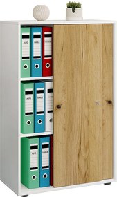 Drzwi przesuwne szafki biurowej Lona 3-krotnie