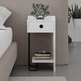 Stolik nocny Sirius Right White
