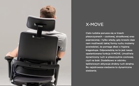 Krzesło biurowe z regulacjami Xilium Swivel Chair UPH/P